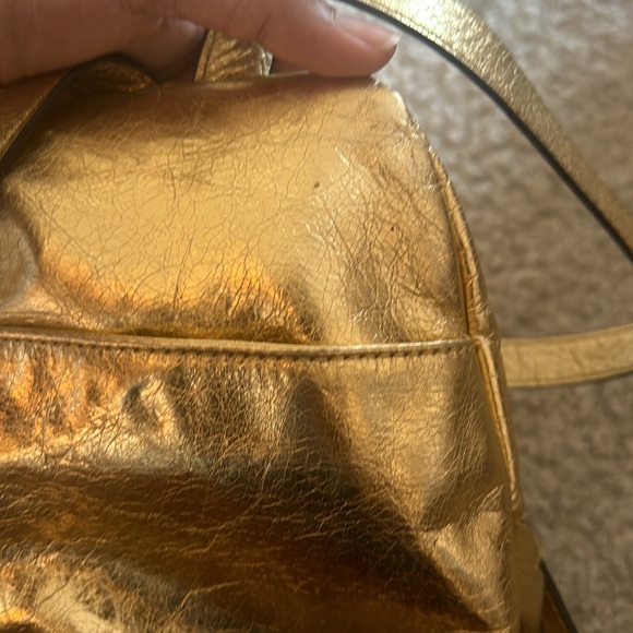 OPEN TO OFFERS Rebecca Minkoff Gold Julian Backpack - Picture 9 of 11